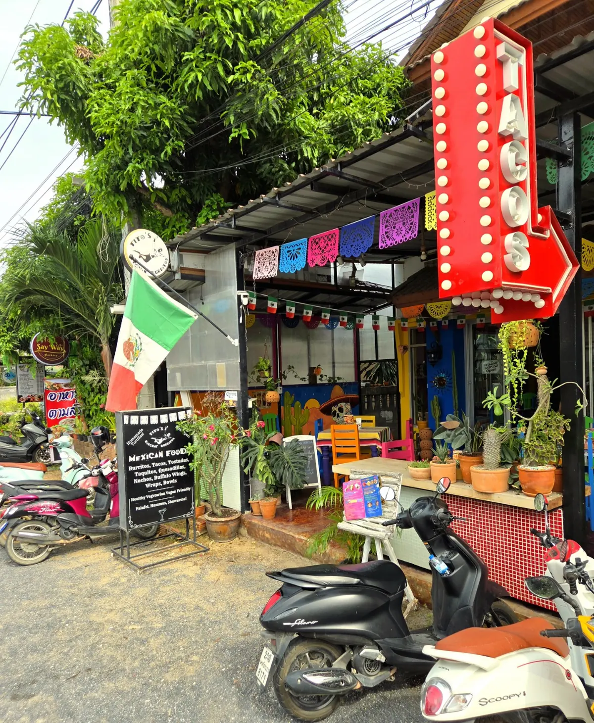 Tito's Tacos Koh Samui storefront in Bang Rak